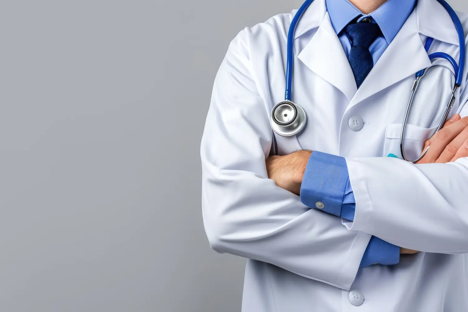 Medizinischer Arzt hält Stethoskop Ihr gesundes Konzept im Krankenhaus